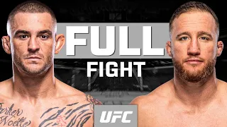 Dustin Poirier vs Justin Gaethje 1 FULL FIGHT