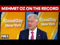 Dr Oz on the record FULL Interview
