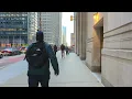 4K Downtown Chicago IL US - Civic Opera House to Ogilvie Metra Train Station