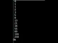 Fibonacci Sequence in GW-Basic and Quick Basic