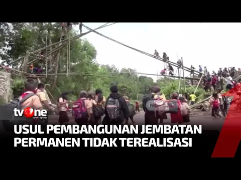 Viral di Media Sosial, Jembatan Bambu Rapuh di Toraja Akhirnya Diperbarui