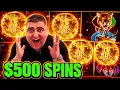 500 Spins NON STOP BONUSES JACKPOTS On High Limit BUFFALO Slot