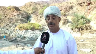 زيارة علي بن سعيد القطيطي عضو المجلس البلدي ممثل ولاية الخابورة إلى قرية حيل الوهايب في وادي القنوت 