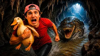 RESCATÉ A MI PATO DEL COCODRILO !!