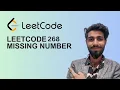 Missing Number Leetcode 268 Easy Array