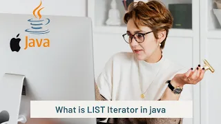 What is List Iterator in java java tutorials List Iterator