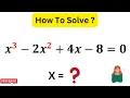Factorise x 3-2x 2 4x-8 0 Like a PRO