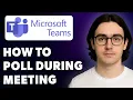 How To Poll During Microsoft Teams Meeting 2025 Guide
