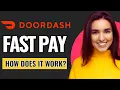 How Does Doordash Fast Pay Work