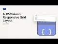CSS Series A 12-Column Responsive Grid Layout