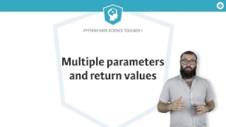 Python Tutorial Multiple parameters and return values