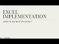 BUSA 2020 - Multiple Linear Regression Excel Implementation and Python Implementation