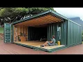 Download Lagu Man Bouwt Geweldig DIY Containerhuis | Betaalbare Huisvesting Van Begin Tot Eind @PLAHOUSE-CONTAINER