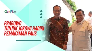 Prabowo Tunjuk Jokowi Wakili Indonesia di Pemakaman Paus Fransiskus
