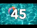 45 Second Countdown SUMMER THEME Timer with Tropical Music