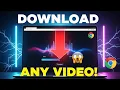 Download ANY from ANY Website Unlimited Free Chrome Extension Trick