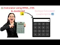 Create a Calculator with HTML CSS JavaScript Step-by-Step