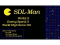 SDL-Man Pac-Man clone using SDL