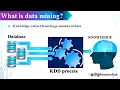 What is data mining
