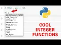 Integer Functions in Detail Python for Beginners