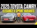 2025 Toyota Camry Variant Comparison Sprint vs Elegance Variant Comparison Times Drive Green