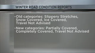 DOT changes 511 categories for road conditions