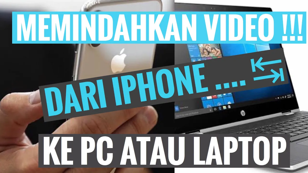 Cara Termudah memindahkan data dari iphone ke PC/Laptop Windows. 