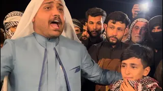 الشاعر علي الشيخ في عزاء جد عبدالله الخليفاوي المرحوم صالح ابو رياض 