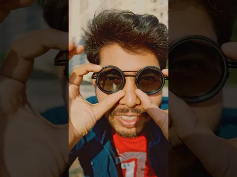 Light cantrol wala camera #ndfilter #variablesunglasses || Vinay Kumar ||