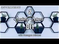 Easy Dollar Tree DIY that looks high end with Hexagon Mirrors