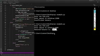 User Defined Exception Example Exception Handling in Python