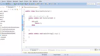 Java Recursion - Factorials