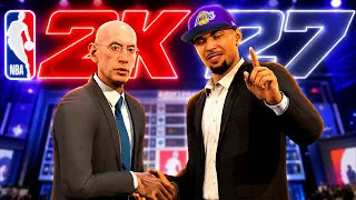 NBA 2K27 MyCAREER - NBA DRAFT! A QUADRUPLE-DOUBLE IN MY NBA DEBUT!?