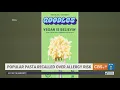 Popular pasta recalled over allergy risk