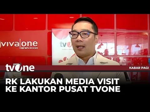 Kunjungi Kantor Pusat tvOne, RK Berharap Masyarakat Bisa Mendapatkan Informasi Akurat