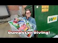 Dumpster Diving! We Found Chips, Drinks, \u0026 More!