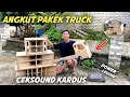 Miniatur TRUCK Langsung angkut SOUND KARDUS ful muatan 