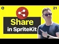 Share in SpriteKit with Swift 4 EXAMPLE