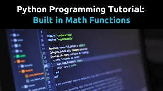 Python Tutorial Using Built In Functions sqrt and fabs