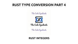 Rust Type Conversion between integers Part 4 Rust Tutorial for beginners 2023 Rust Integers