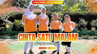 cinta satu malam dance kreasi tiktok viral bocil squad mommy bintang