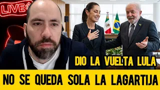 Dio la vuelta Lula y no se queda sola la lagartija. En vivo 25 octubre 26