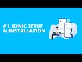 Ch-1 Ionic Setup Installation