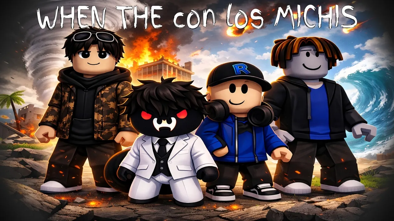 WHEN THE con los MICHIS | Roblox