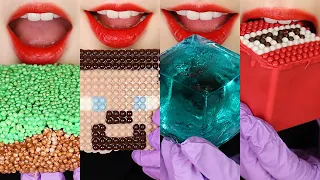 MINECRAFT FOOD IN REAL LIFE MUKBANG ASMR ICE ASMR SUGAR FONDANT TANGHULU EATING SOUND ASMR