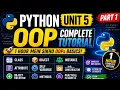 Python Unit 5 Part 1 OOP Class Object Constructor Methods Complete Tutorial