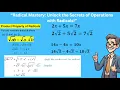 Radical Mastery Unlock the Secrets of Operations with Radicals