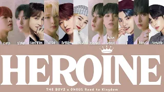 Download 더보이즈(THE BOYZ) - Heroine (주인공) with ONEUS/원어스 HAN/ROM/ENG Lyrics [ROAD TO KINGDOM] MP3