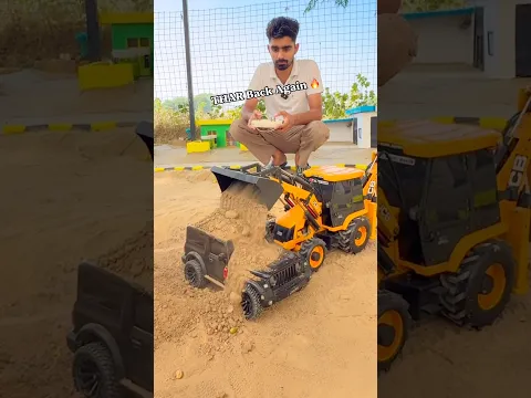 Jcb 4x4 put heavy sand on Thar 😱😱Car got stuck due to sand 🔥🔥