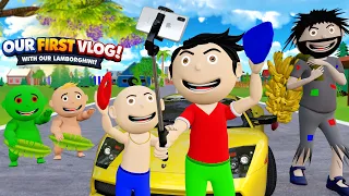Bittu Sittu Ki First Vlog With Lamborghini | Bittu Sittu Toons